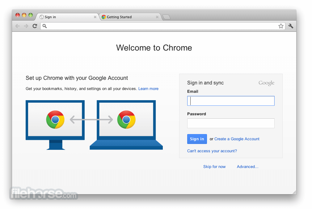 update google chrome for mac os x